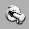Shower room Wall union Elbow for concealed showers and Round brass wall bracket